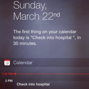 Hospital Check-In Reminder