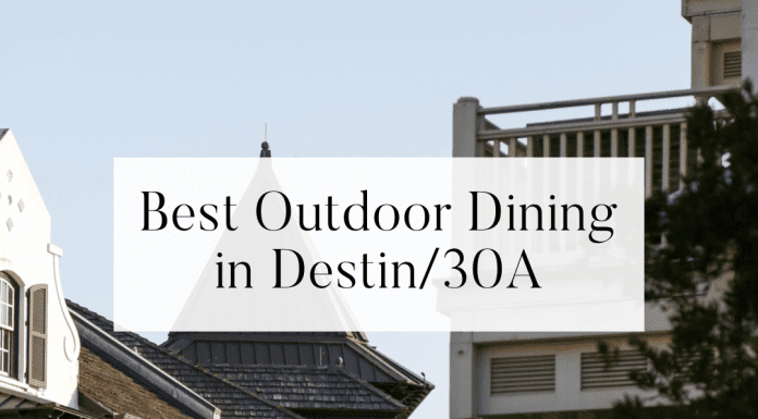 outdoor dining in destin 30a