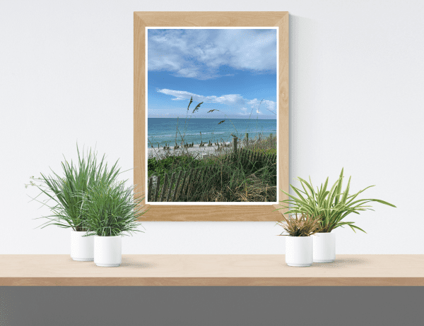 Blue Green Emerald Coast Printable